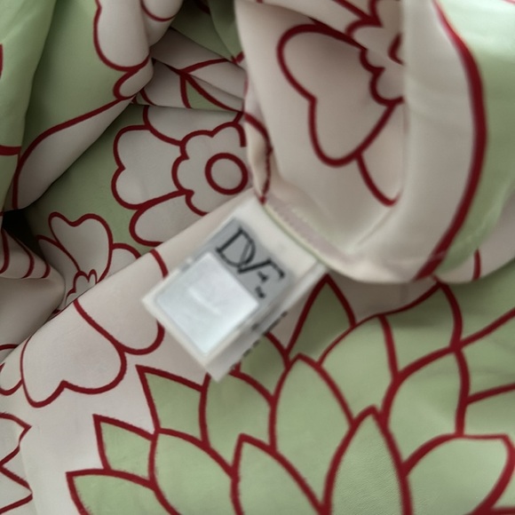 DIANE VON FURSTENBERG Iniko Silk Floral Print Dress Size US 10 - Picture 14 of 16